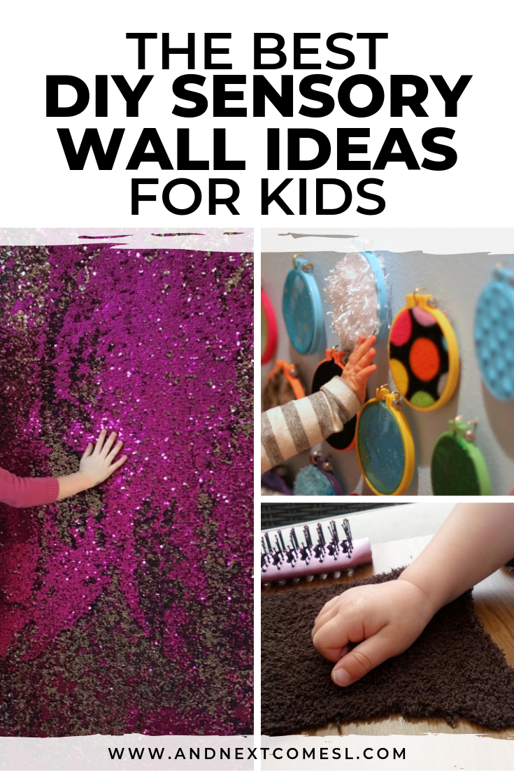 Homemade sensory wall ideas for kids with autism