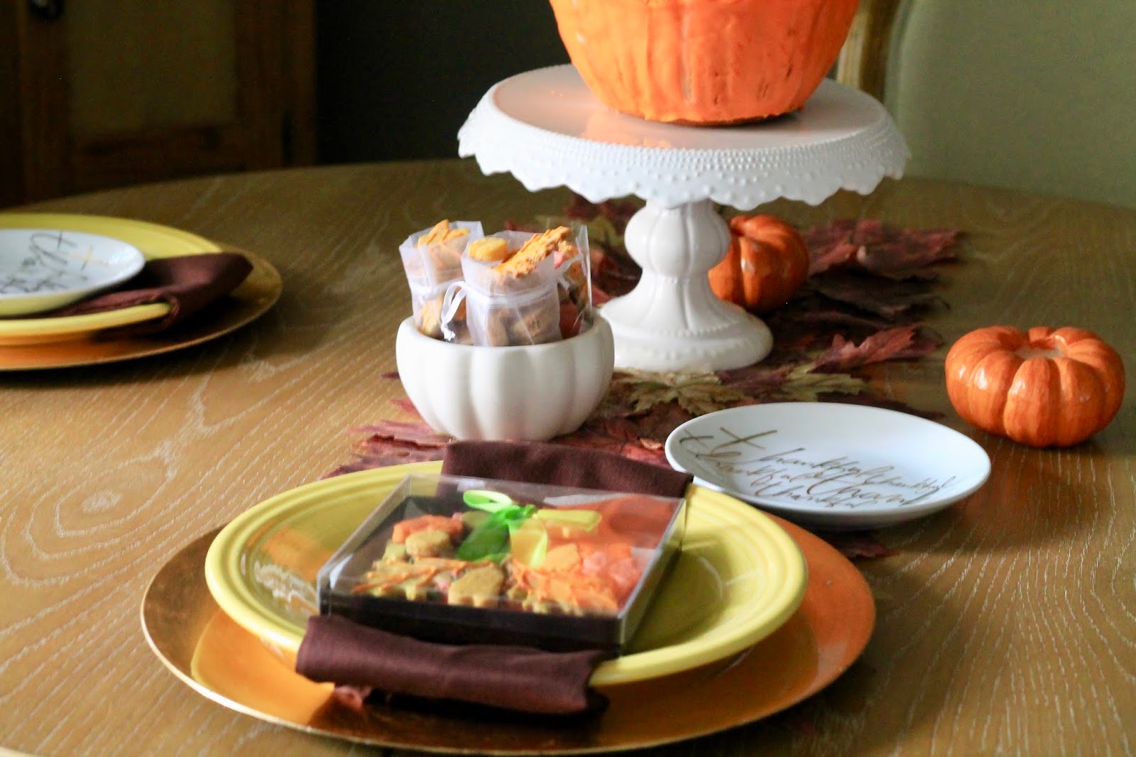 Decoraciones para tu mesa del Día de Gracias — The Cookie Couture