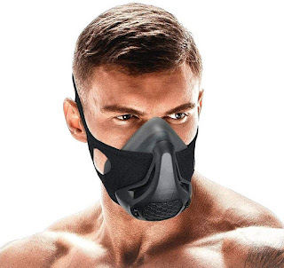 man with newtion mask