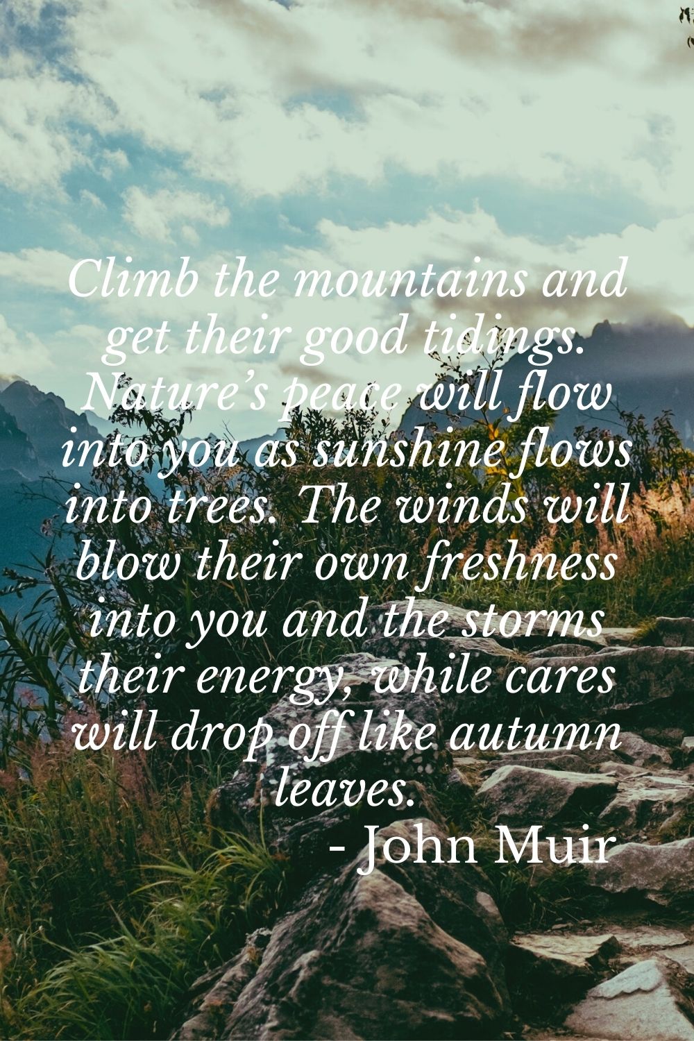 Inspirational Quotes about Nature