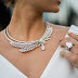 Simple diamond chocker necklaces