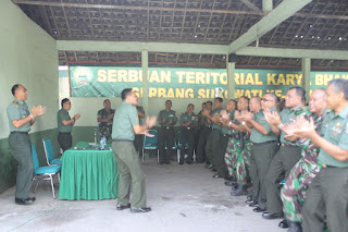 JAM KOMANDAN OLEH DANDIM 0725/SRAGEN