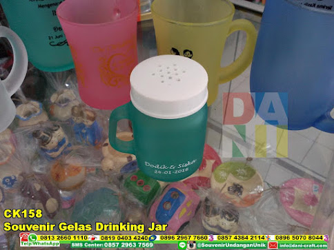 jual Souvenir Gelas Drinking Jar