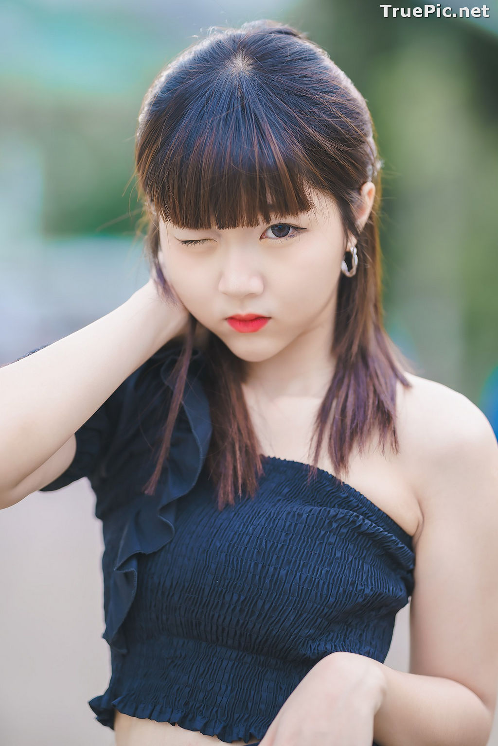 Image Thailand Model - Pakkhagee Arkornpattanakul - Cute Girl In Black - TruePic.net - Picture-36