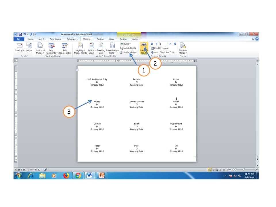 CARA SETTING LABEL UNDANGAN TOM AND JERRY 103 YANG BENAR