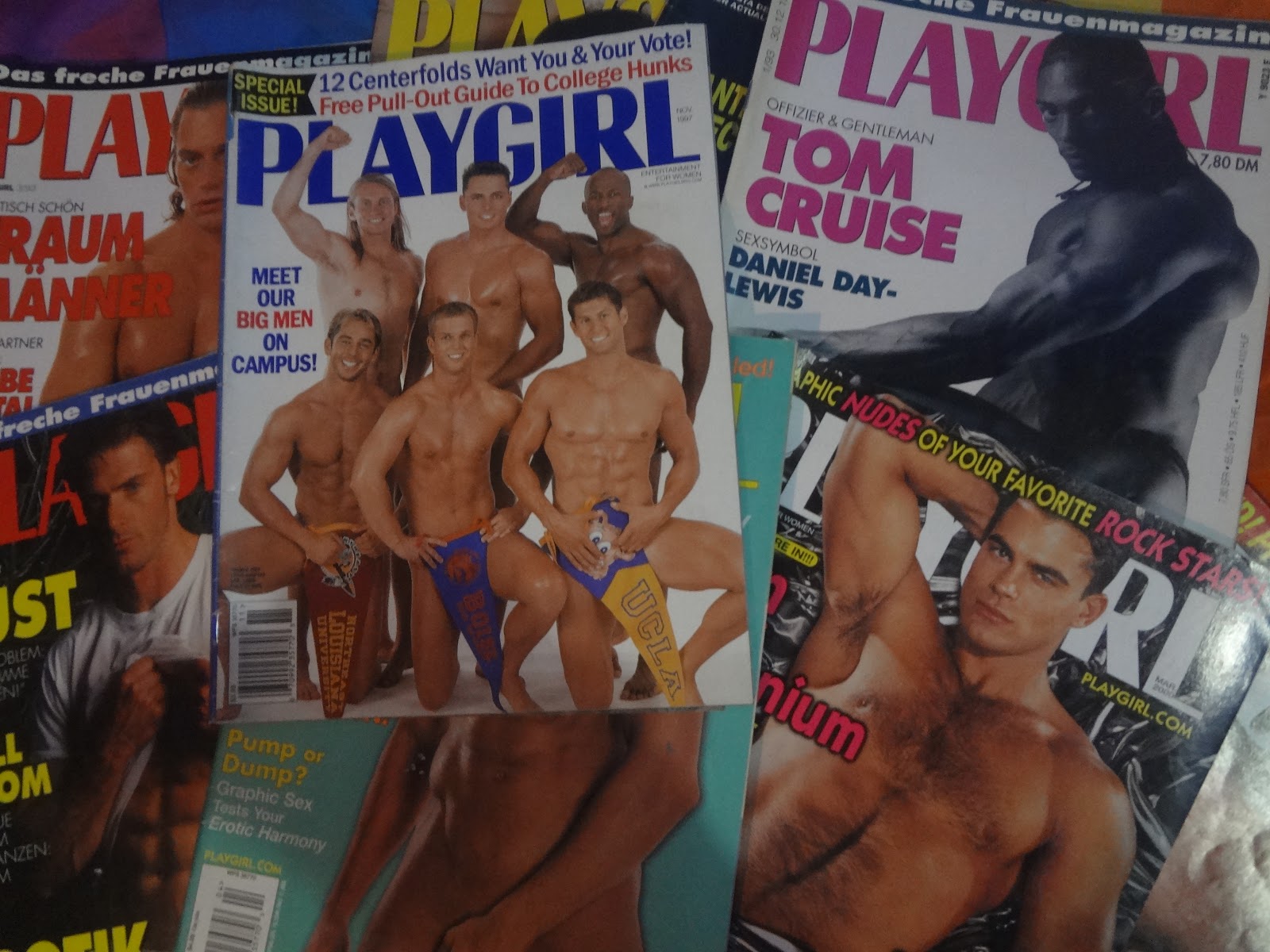 Biblioteca LGTTB Oscar Hermes Villordo: Revistas PLAYGIRL  (entretenimiento para mujeres)