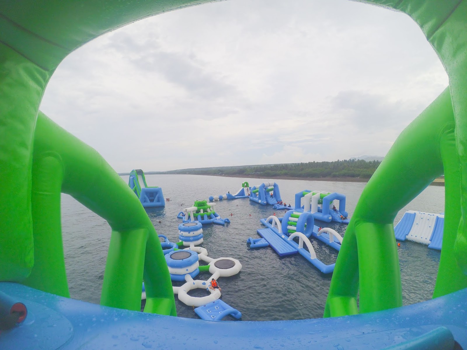 inflatable water playground