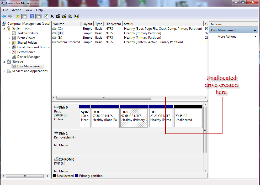 How to create a hard disk partitions?
