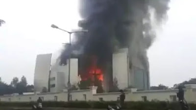 Diduga Korsleting, Gedung Gereja Christ Cathedral GBI Basilea Terbakar
