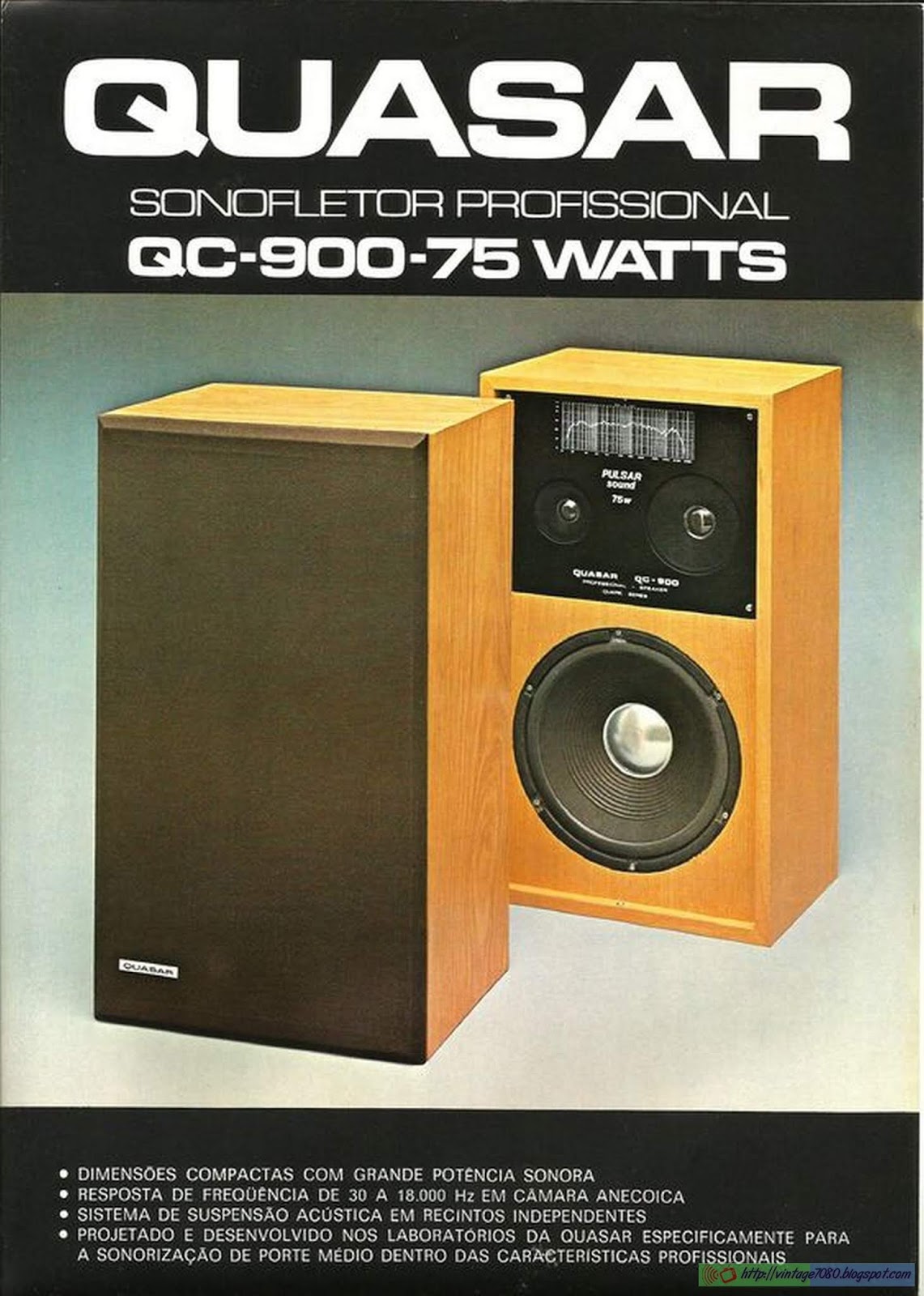 Vintage 70 80 Quasar 9