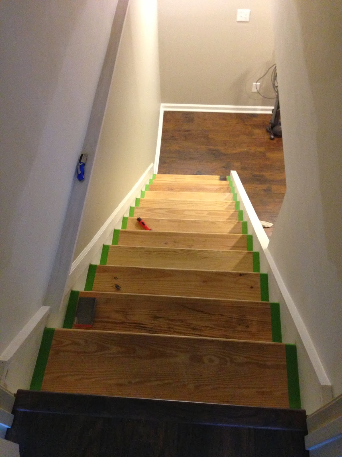 Chic meets Healthy: REFINISHING BASEMENT STAIRS - PART 1