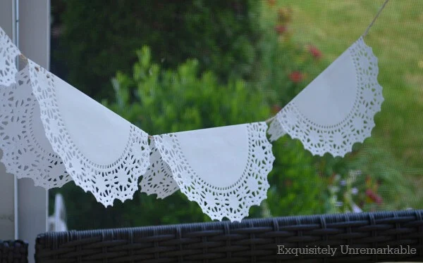 Paper Doily Banner