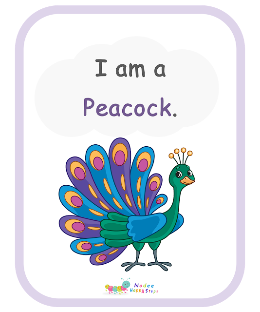 Guessing for Kids -  Who am I? - I am a Peacock