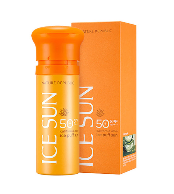kem chong nang cho da mun va dau Nature Republic Ice Sun
