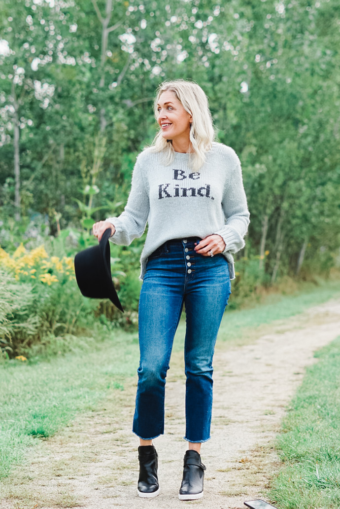 Be Kind Graphic Sweater