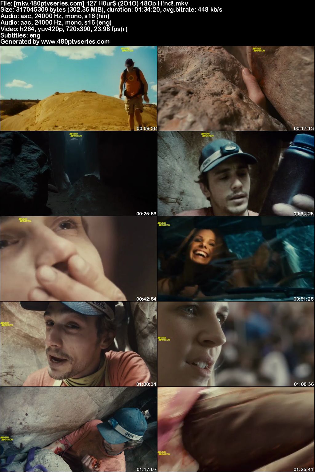 127 Hours (2010) 300MB Full Hindi Dual Audio Movie Download 480p Bluray Free Watch Online Full Movie Download Worldfree4u 9xmovies