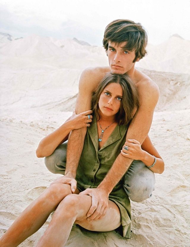 Photos of Mark Frechette and Daria Halprin During the Filming of