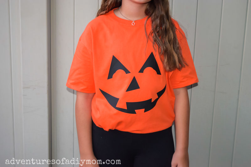 DIY JackOLantern TShirt Adventures of a DIY Mom