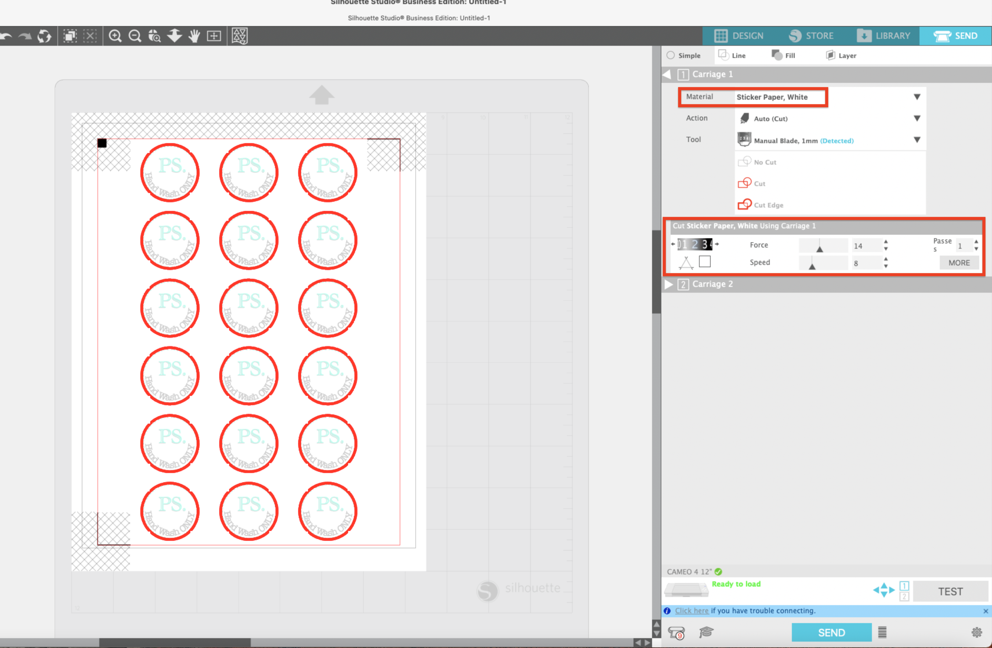 Silhouette CAMEO Sticker Tutorial for Beginners Silhouette School