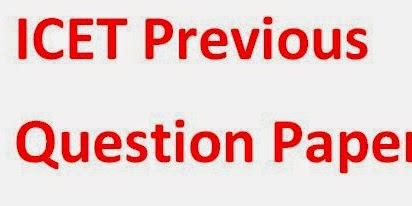 ICET Previous Question Papers, Model Papers Solved Question Papers Download Free PDF TS/AP