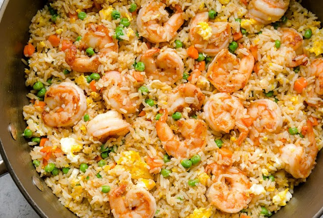 Easy Better Than Takeout Shrimp Fried Rice #dinner #recipes