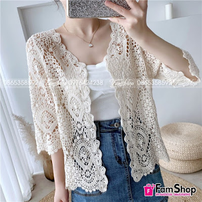 Áo Lưới Đi Biển M282 ao luoi di bien M282
