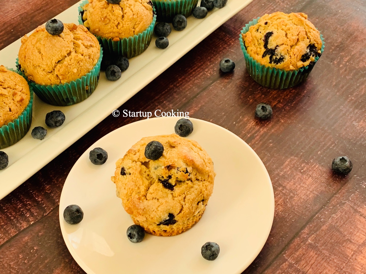 Blueberry Walnut Muffin Blueberry Nut Muffin Recipe Startup Cooking