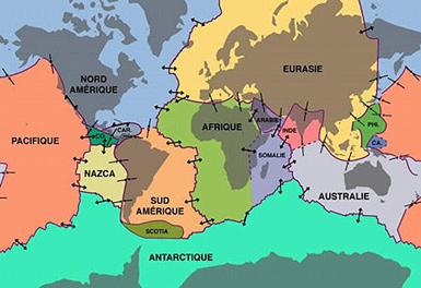 Qcm plaque tectonique