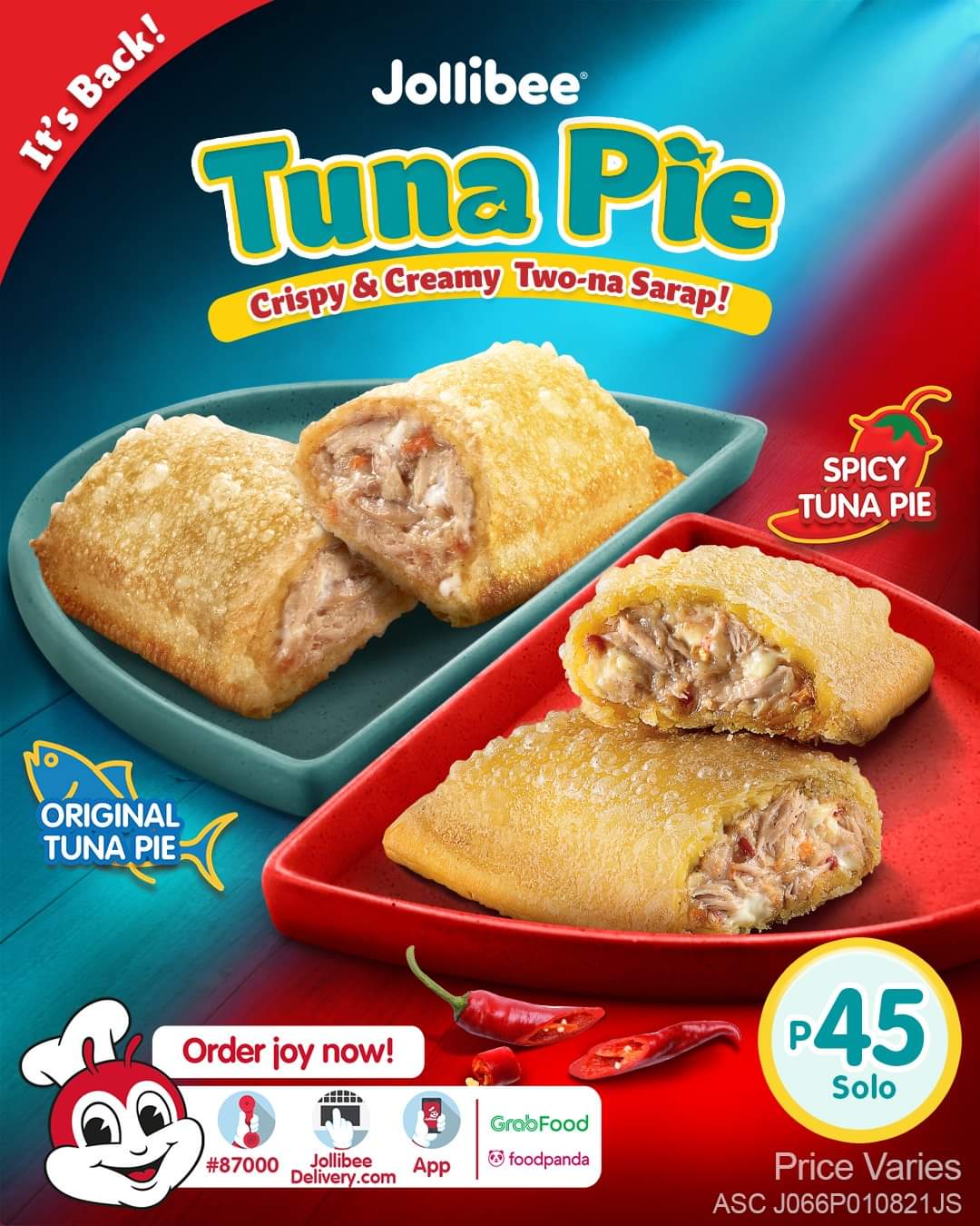 Jollibee’s Crispy and Creamy TwoNa Sarap Tuna Pie is back in Original