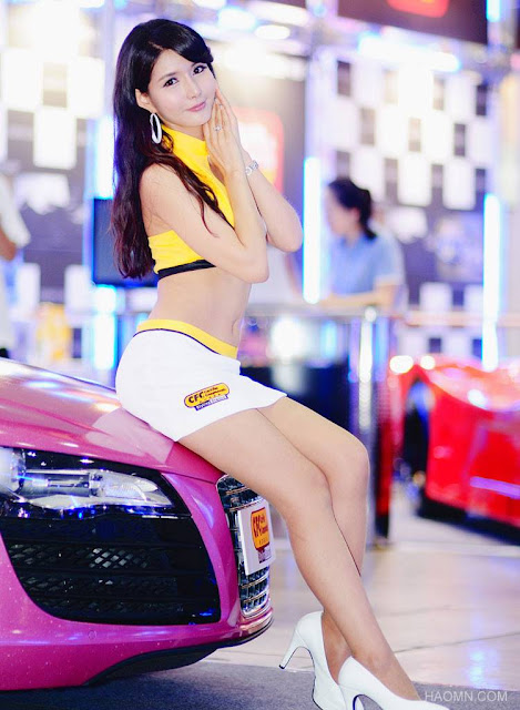 Beautiful Model In Korean Auto Show All About Cars