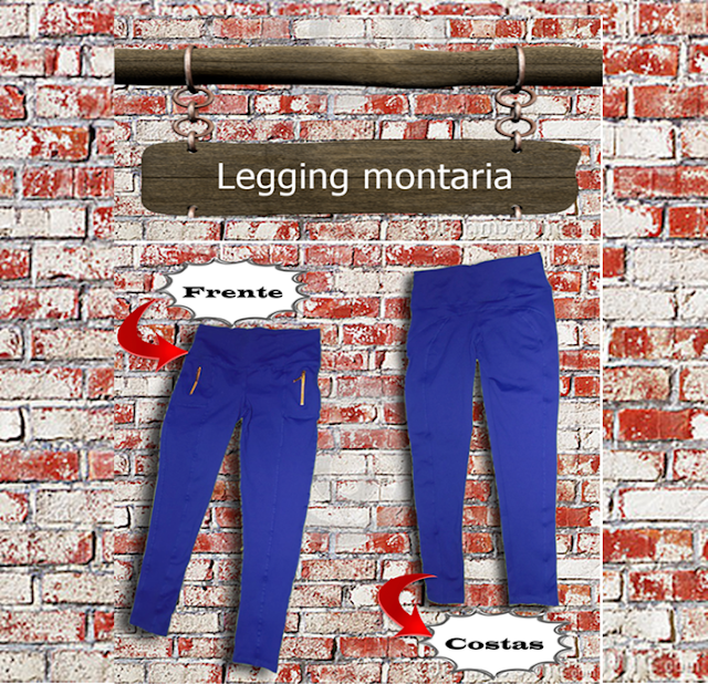 Legging montaria Azul