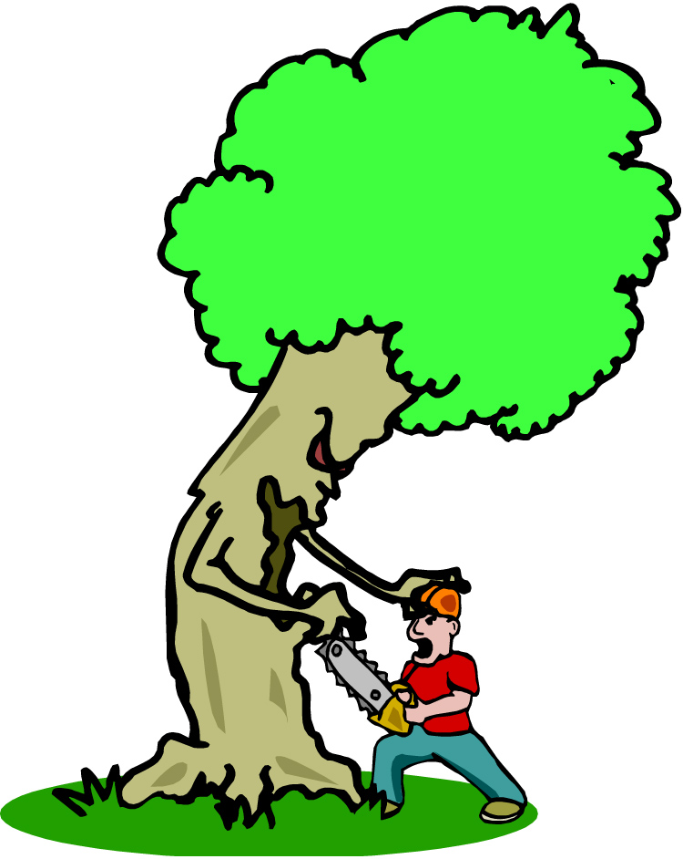 clipart tree cutting - photo #3