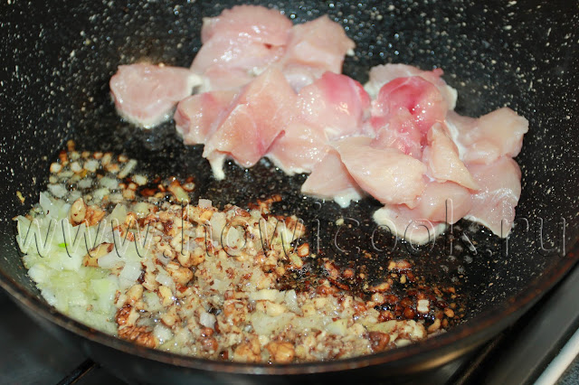 рецепт курицы в гранатовом соусе с пошаговыми фото