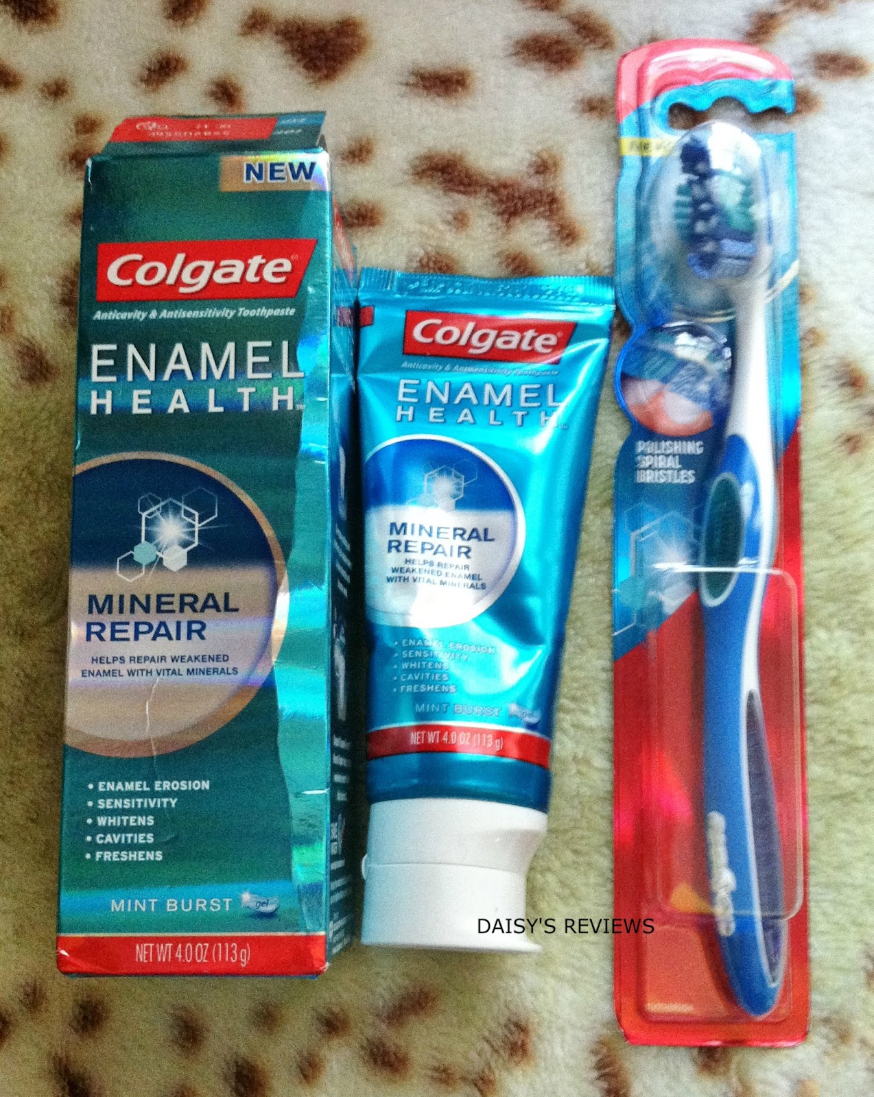 To Daisy's Reviews Colgate Enamel Health Mineral Repair Toothpaste & 360 degree Enamel