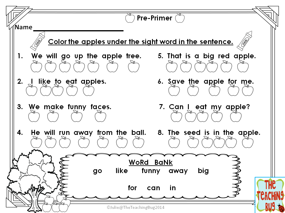 Classroom Freebies Too: Sight Word study