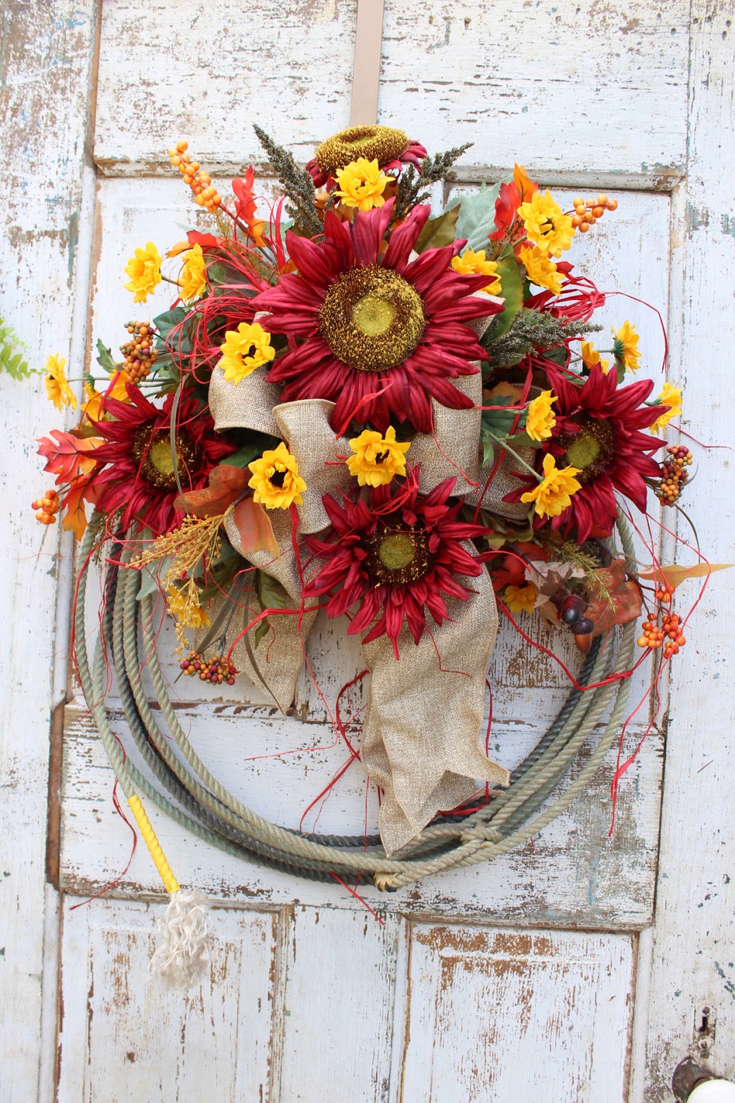 GypsyFarmGirl New Lariat Rope and Fall Wreaths