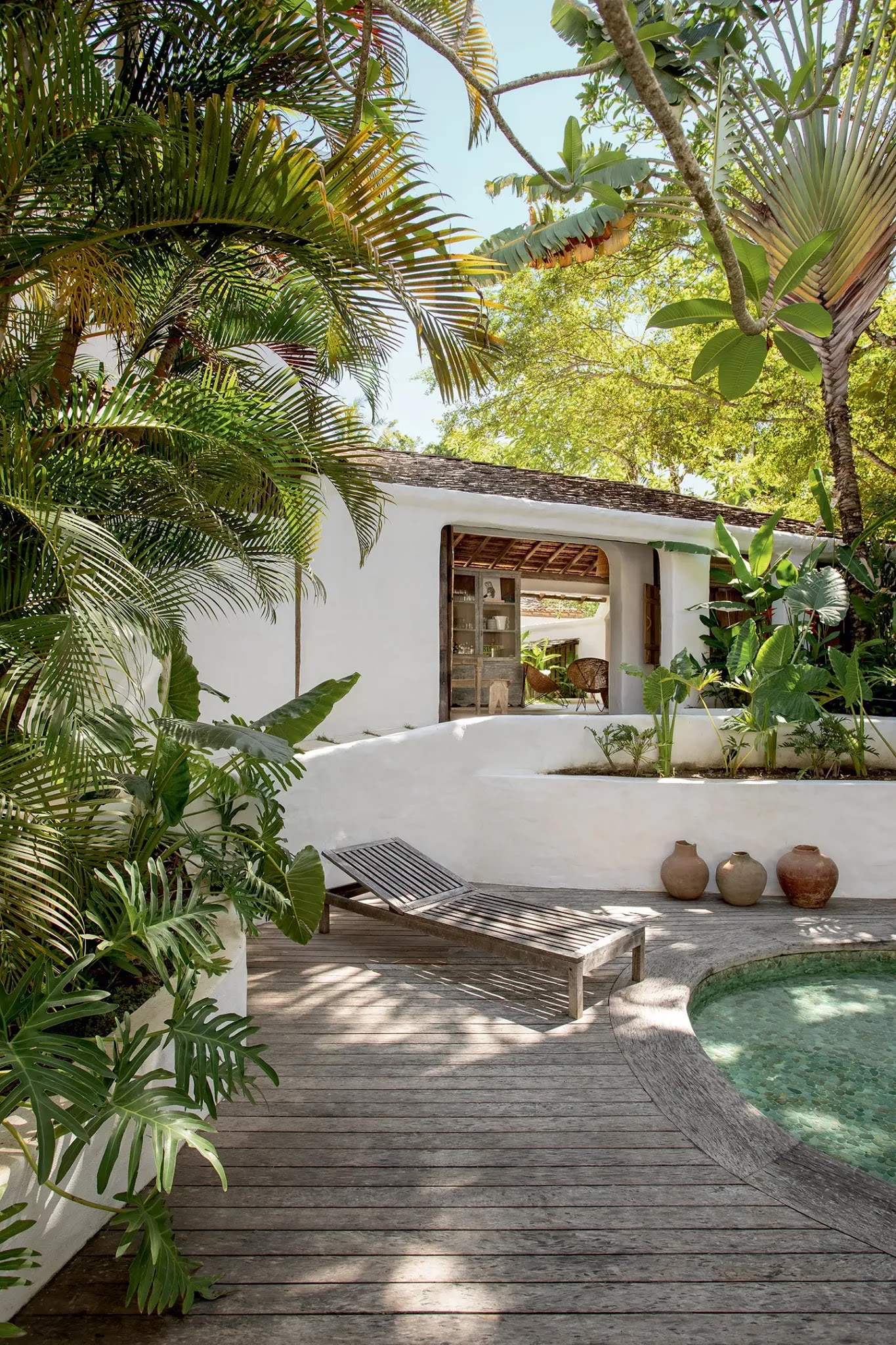 A house in Brazil with elegant exotic decoration