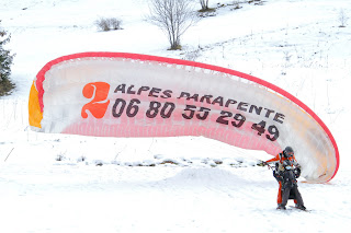 2 alpes parapente baptêmes de l'air, parapente,  les2alpes, hiver,2022,