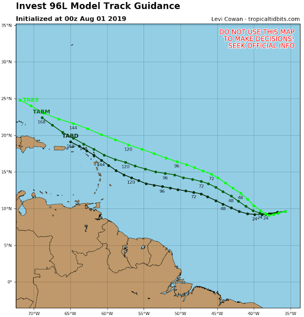 Ralph's Tropical WeatherRTW INVEST 96L BRIEF UPDATE