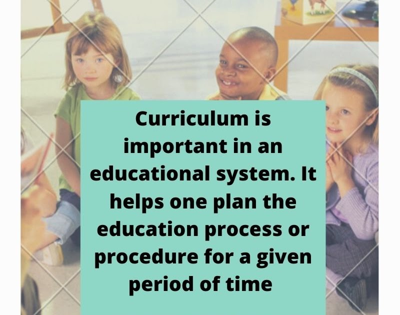 what is the role of curriculum in teaching? Maryam