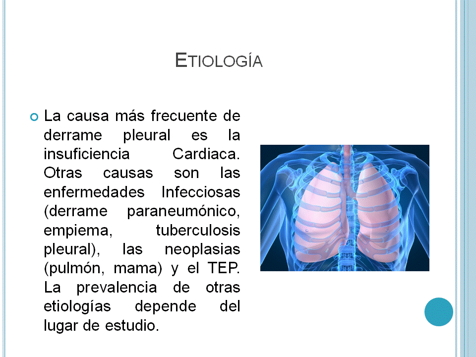 Cuidados De Enfermer a Al Adulto Y La Familia I Derrame Pleural