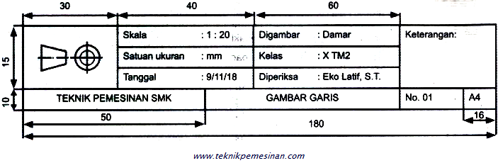 Soal Isir Gambar Teknik Otomotif  Gambar Teknik