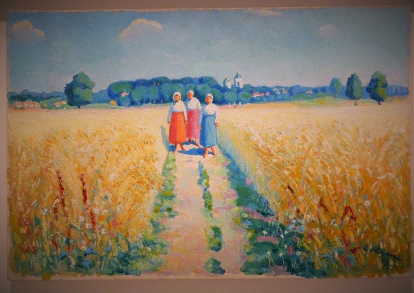 Картина сенокос малевич