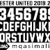 Manchester United 2019-20 Football Team Font Free Download by M Qasim Ali