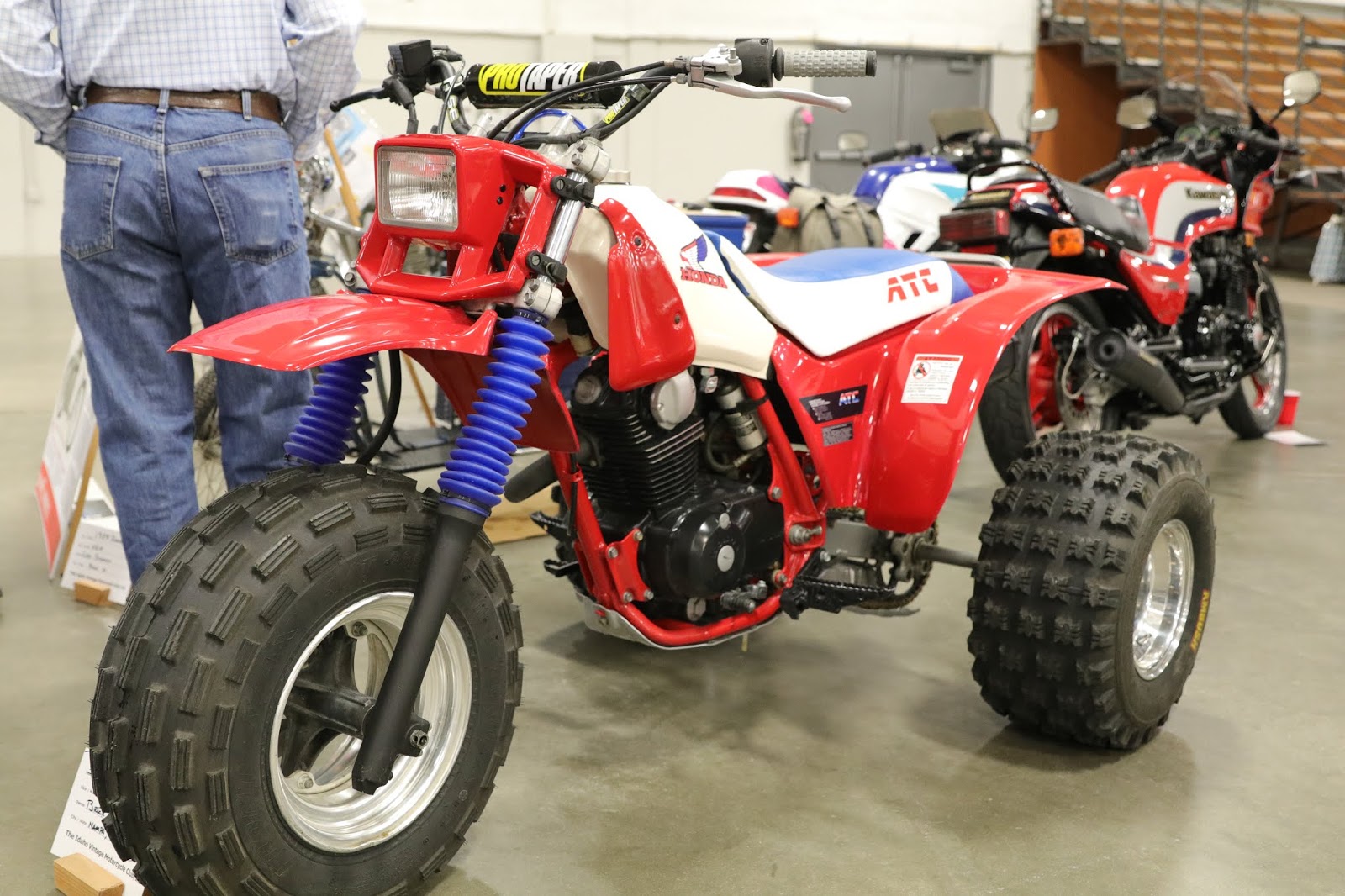 Oldmotodude 1985 Honda Atc 0x On Display At The 19 Idaho Vintage Motorcycle Show Caldwell