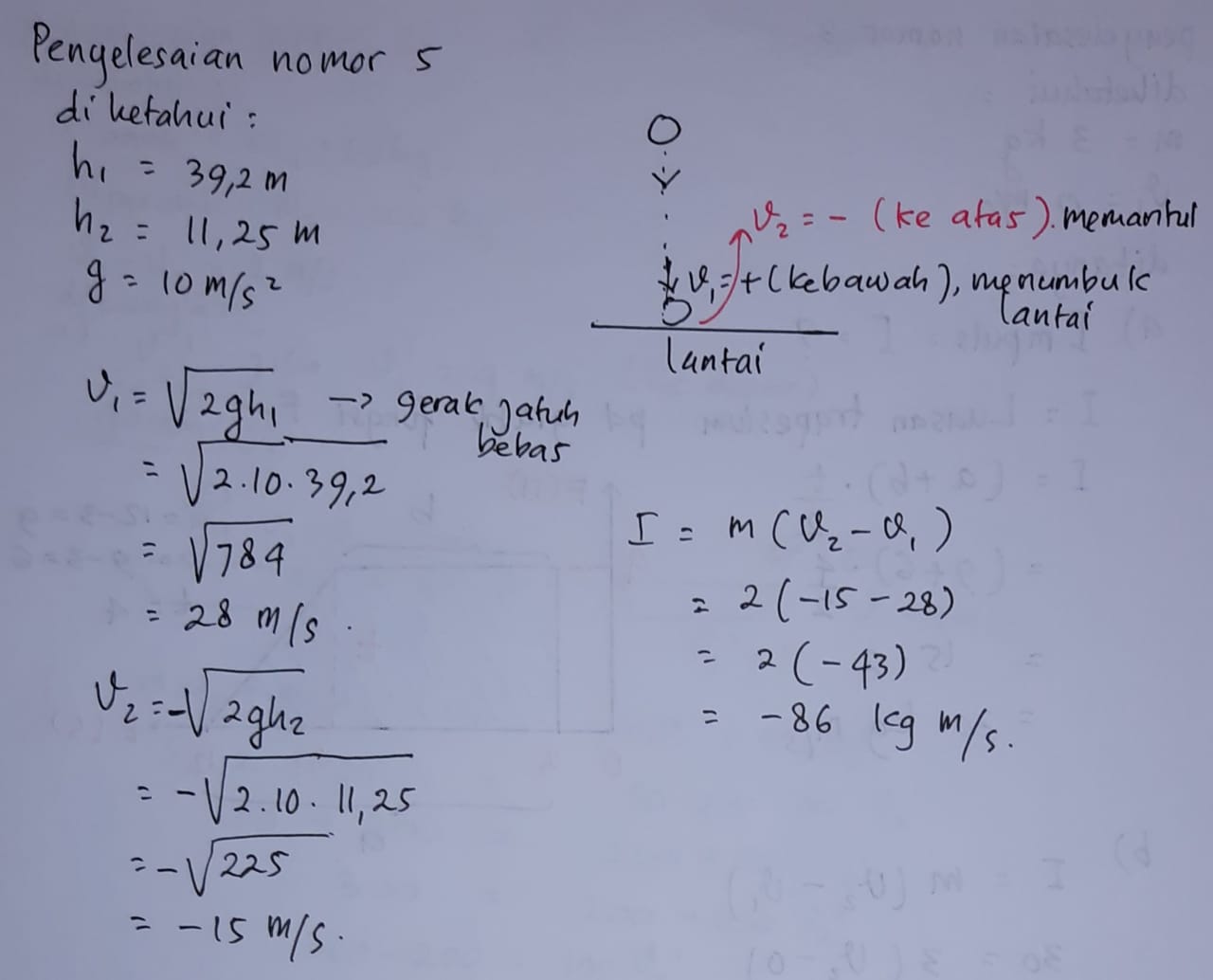 Momentum dan Impuls Pengertian, Rumus dan contoh Soal