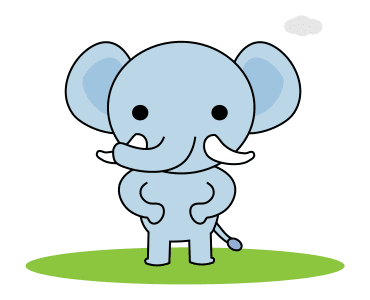 LINE Creators' Stickers - Animation! Elephant happiness Example with GIF  Animation