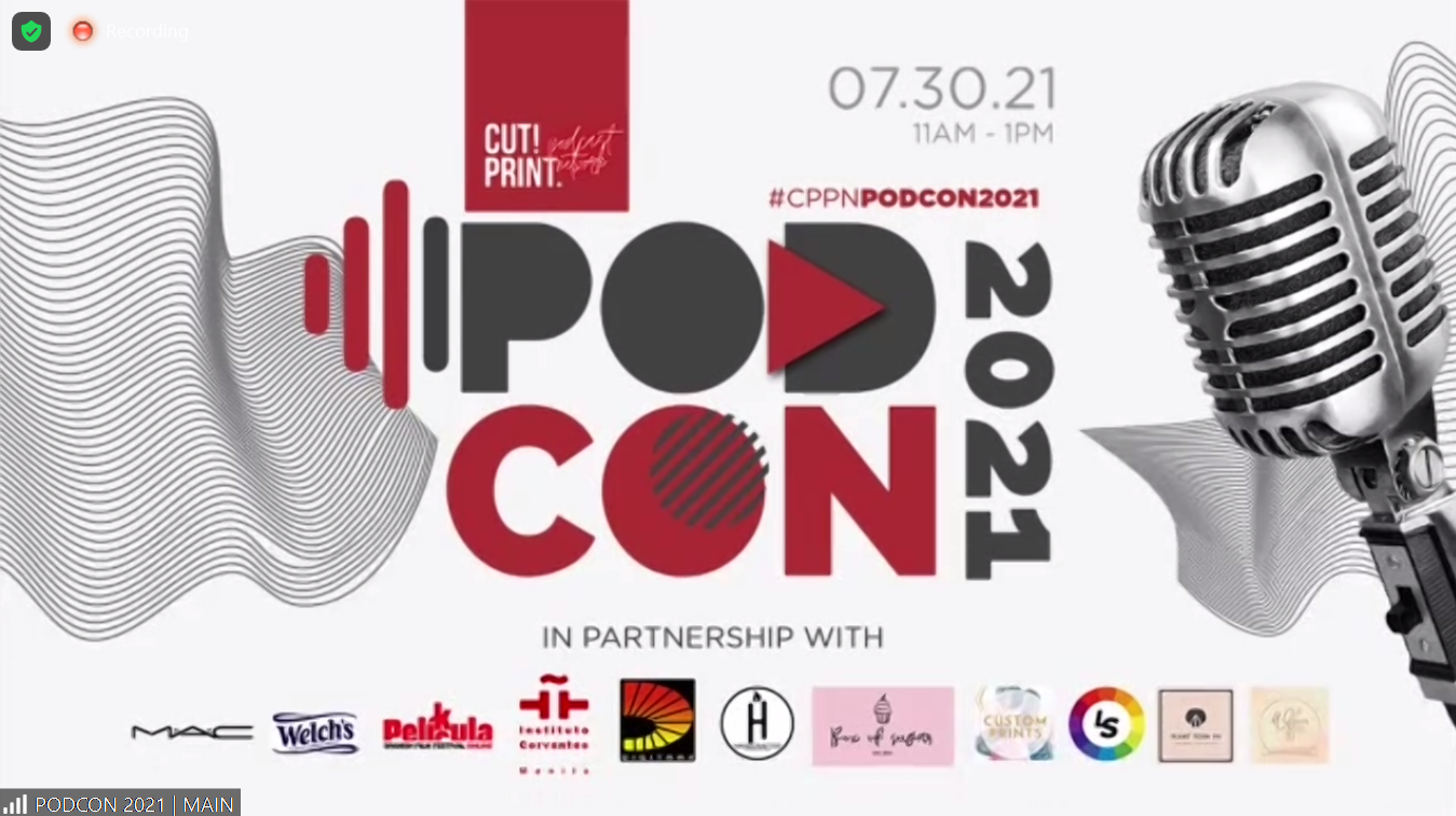 Cut! Print. Podcast Network Starts POD CON 2021