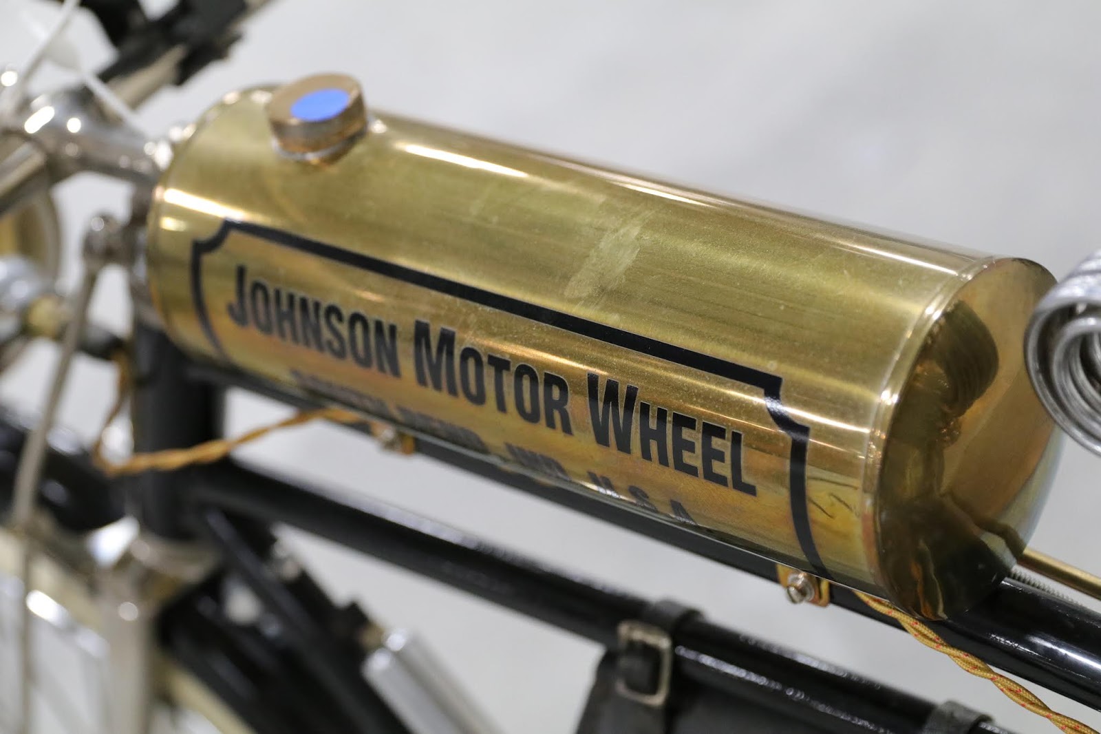 OldMotoDude 1919 Johnson Motor Wheel sold for 34,100 at the 2019