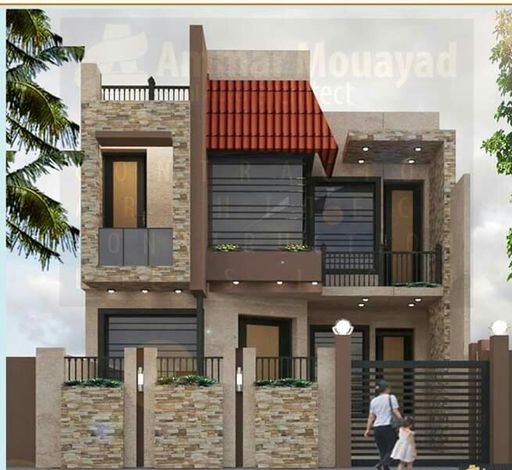 Best 60 Modern House Front Facade Design Exterior Wall